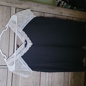 Black lace top